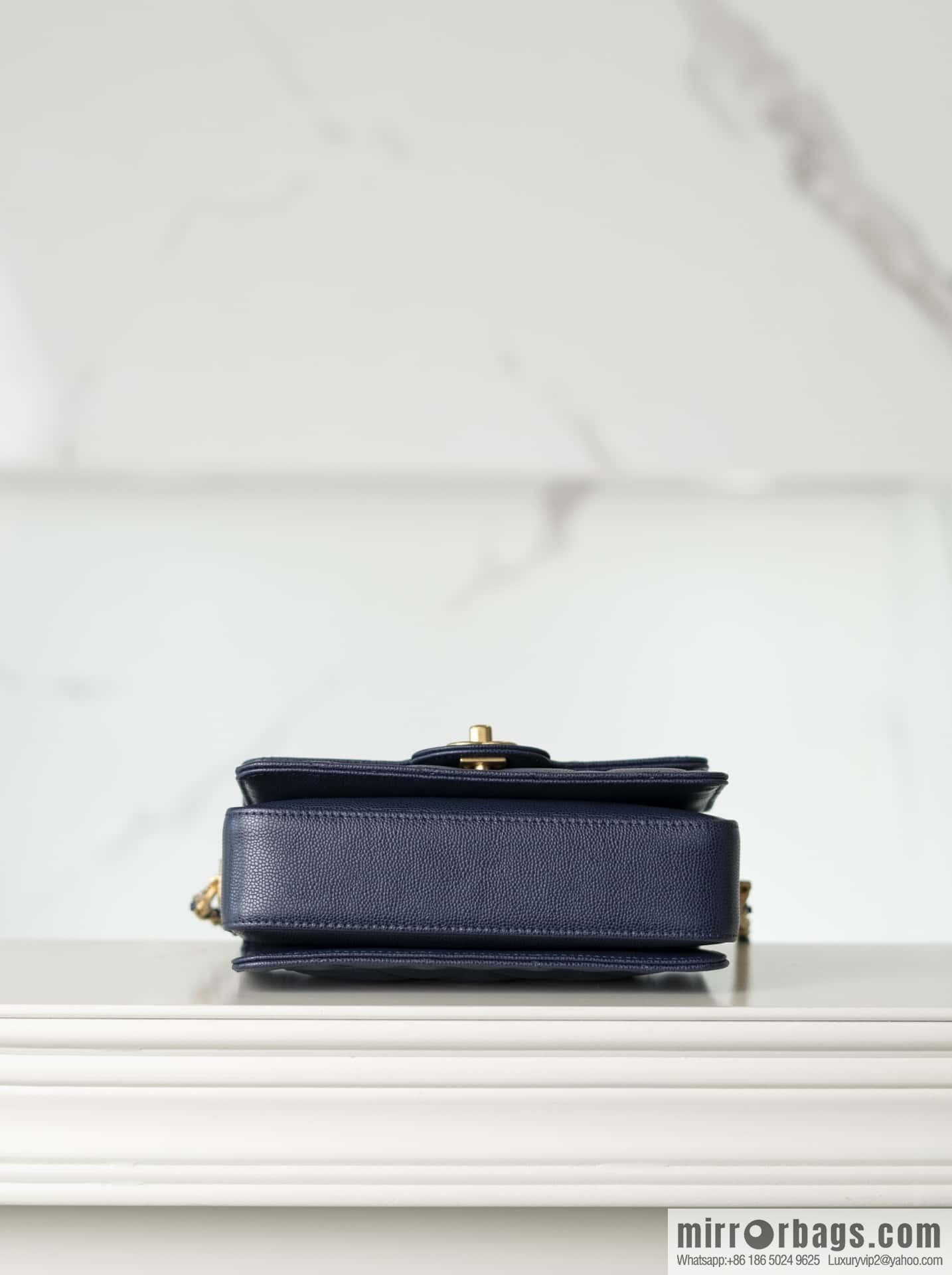 ๐๐ก๐๐ง๐๐ฅ ๐ฎ๐ฐ๐ autumn and winter series, handle cover bag, navy blue ๐ small AS5165