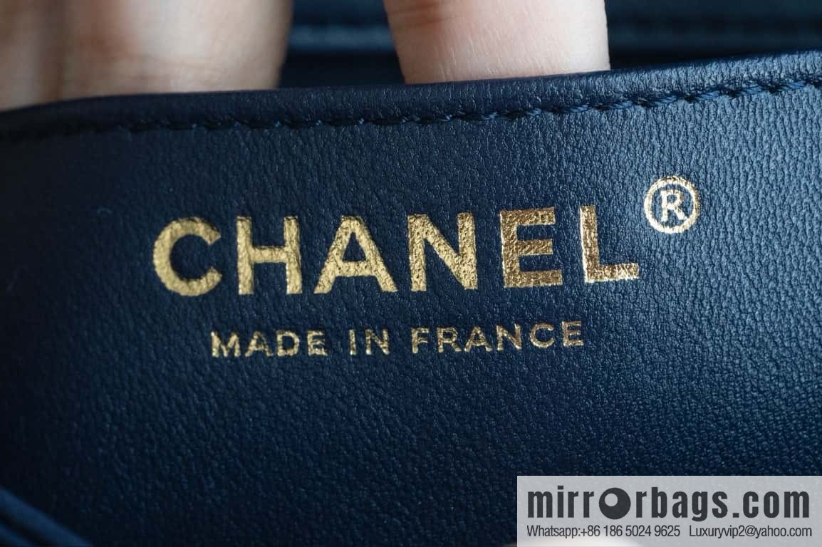 ๐๐ก๐๐ง๐๐ฅ ๐ฎ๐ฐ๐ autumn and winter series, handle cover bag, navy blue ๐ small AS5165