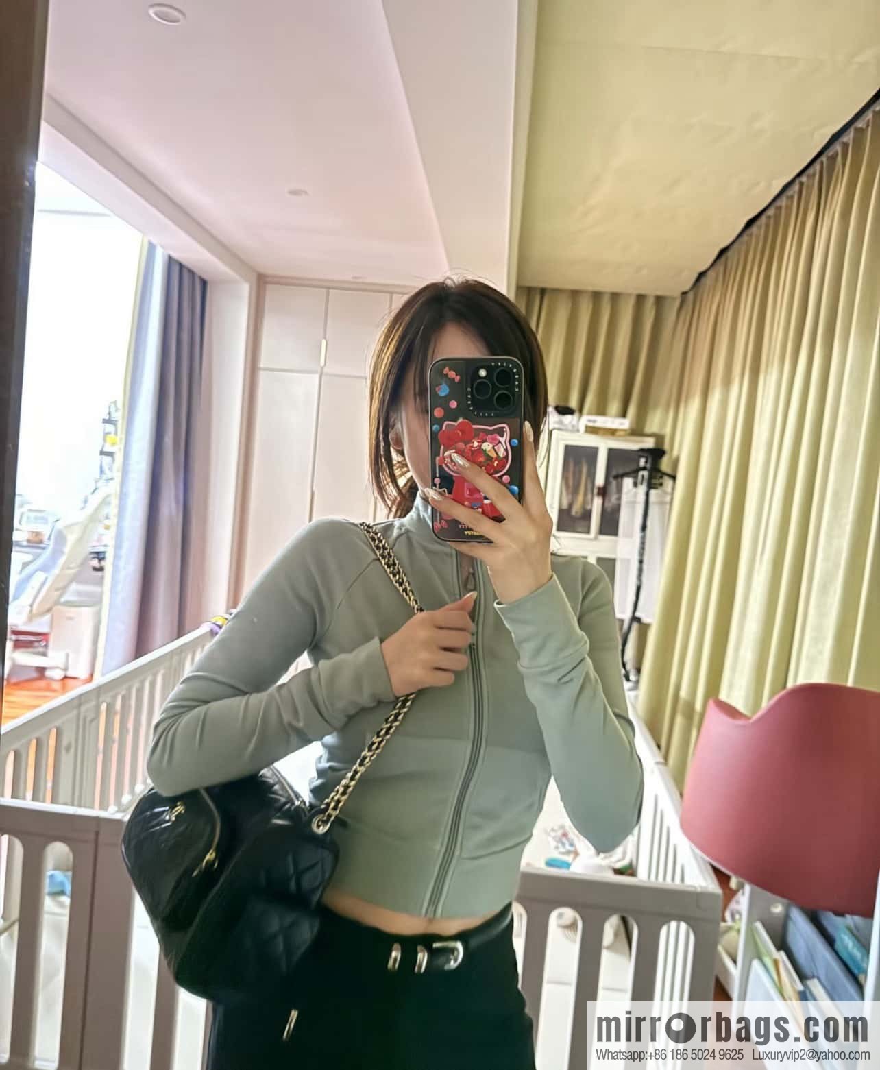 𝐂𝐇𝐀𝐍𝐄𝐋 𝟐𝟒𝐤 Camera Bag, Black Large 📷 AS5156 Black