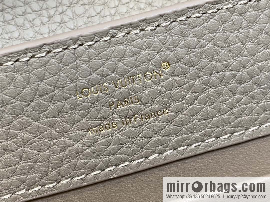 [Boutique‑grade] K00014 light coffee full leather, chain cap that English series, personalized custom MY CAPUCINES handbag