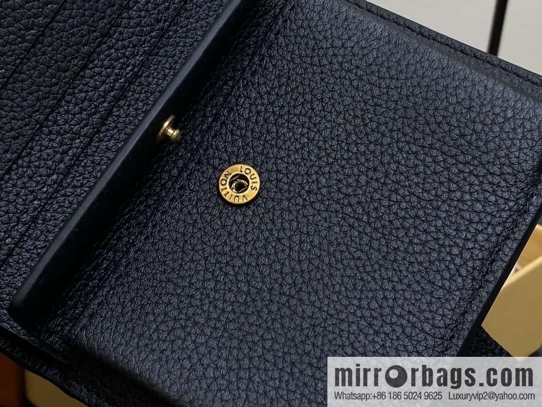 [Boutique‑grade] M12148 black, full leather wallet series Portfoille Locky wallet 12148 brown M12408 black