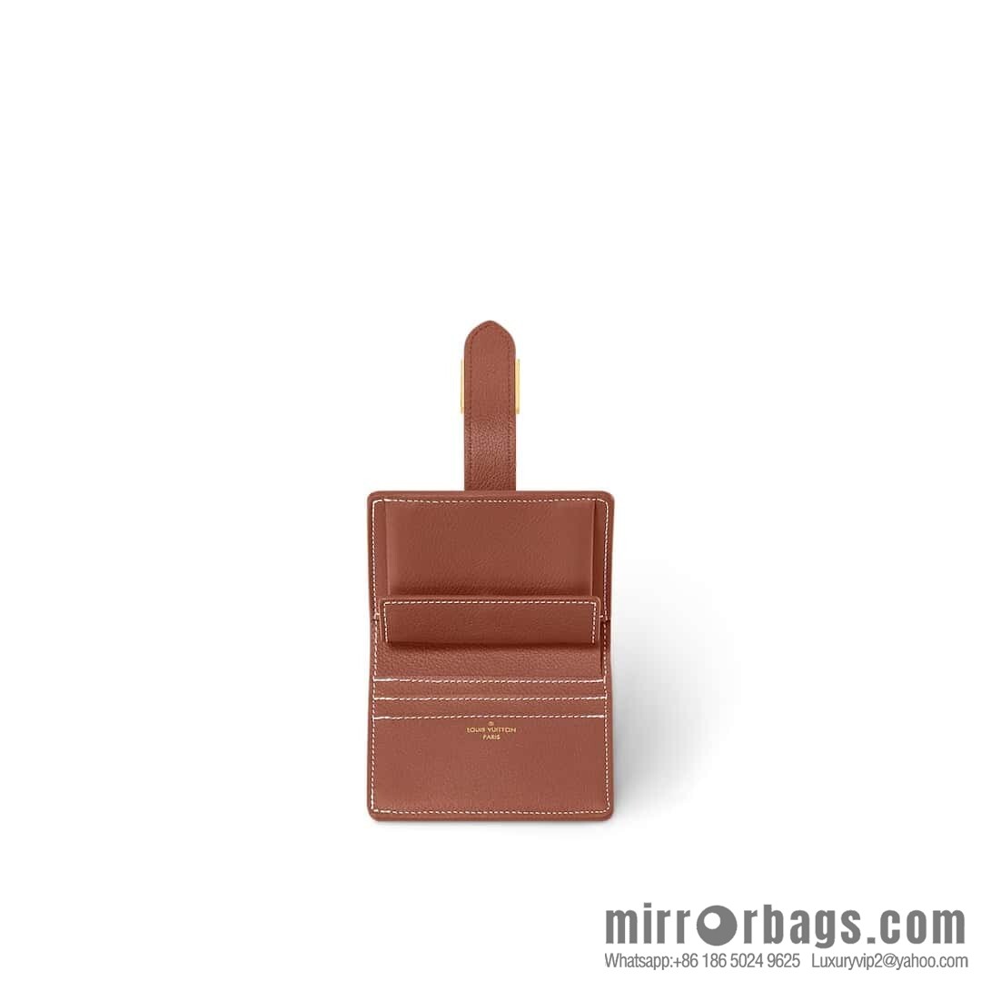 [Boutique‑grade] M12148 brown, full leather wallet series Portfoille Locky wallet 12148 brown
