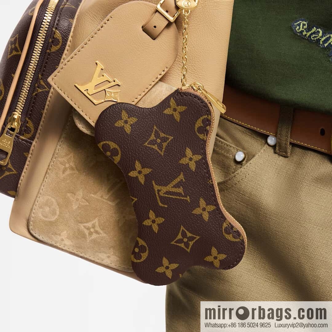 [Boutique‑grade] M12616 presbyopia, key bag, bone bag, wallet series BONE key bag