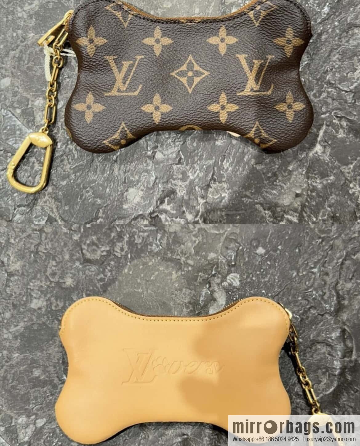[Boutique‑grade] M12616 presbyopia, key bag, bone bag, wallet series BONE key bag