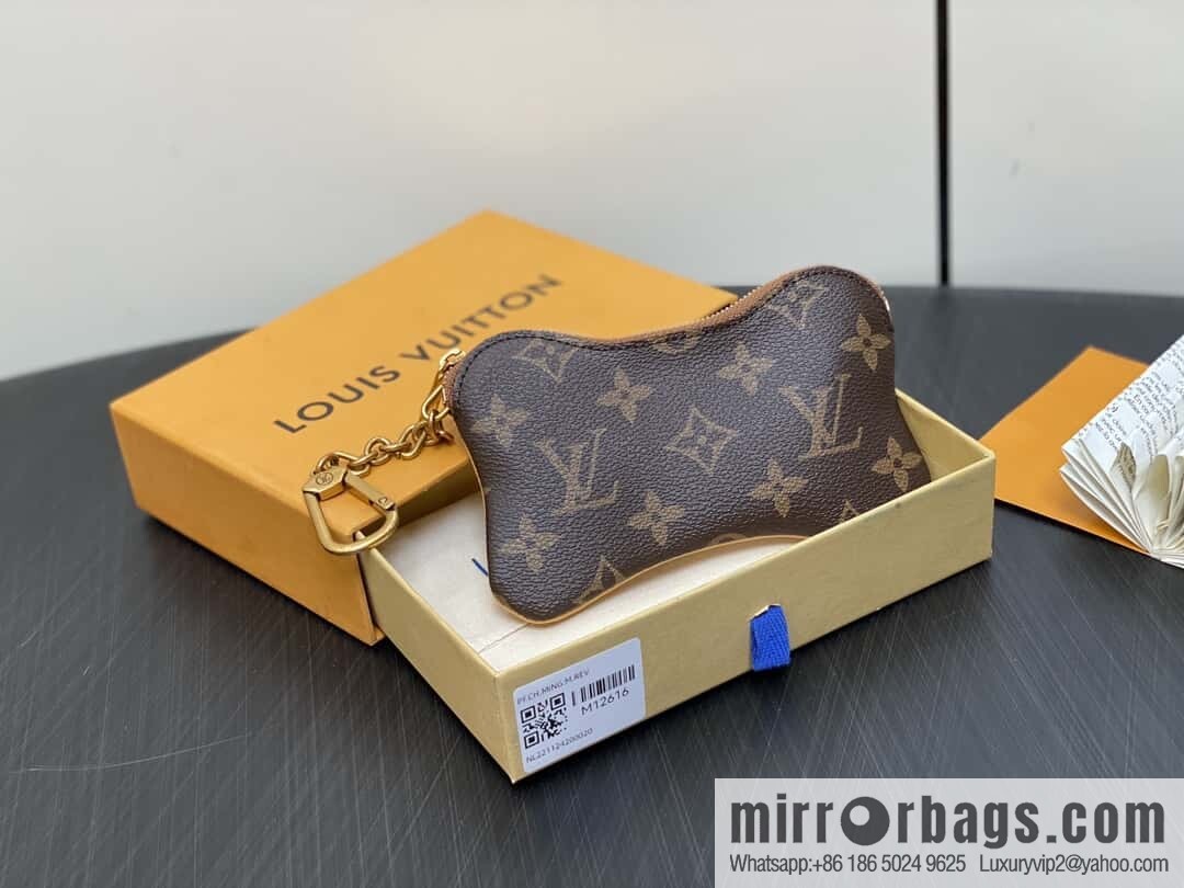 [Boutique‑grade] M12616 presbyopia, key bag, bone bag, wallet series BONE key bag