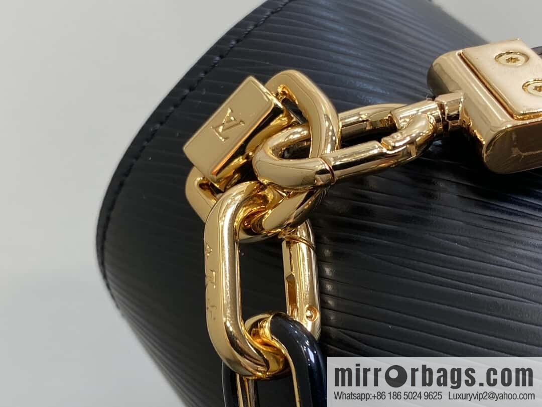 [Boutique‑grade] M24044 black M24043 brown, water ripple Twist series NEW Twist MM handbag