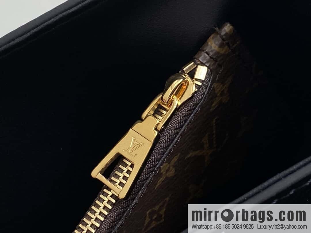 [Boutique‑grade] M24044 black M24043 brown, water ripple Twist series NEW Twist MM handbag