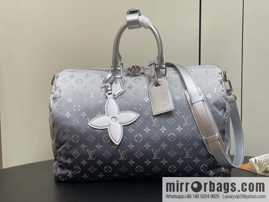 [Boutique‑grade] M12067 silver down, travel bag series, ski series KEEPALL BANDOULIZRE 45 travel bag