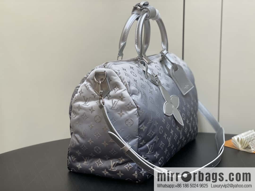[Boutique‑grade] M12067 silver down, travel bag series, ski series KEEPALL BANDOULIZRE 45 travel bag