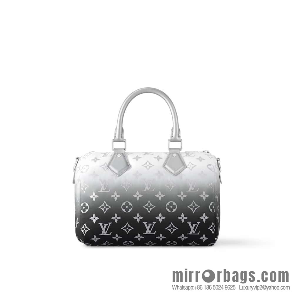 [Boutique‑grade] M11848 silver down, pillow bag speedy series, ski series SPEEDY BANDOULIZRE 25 handbag