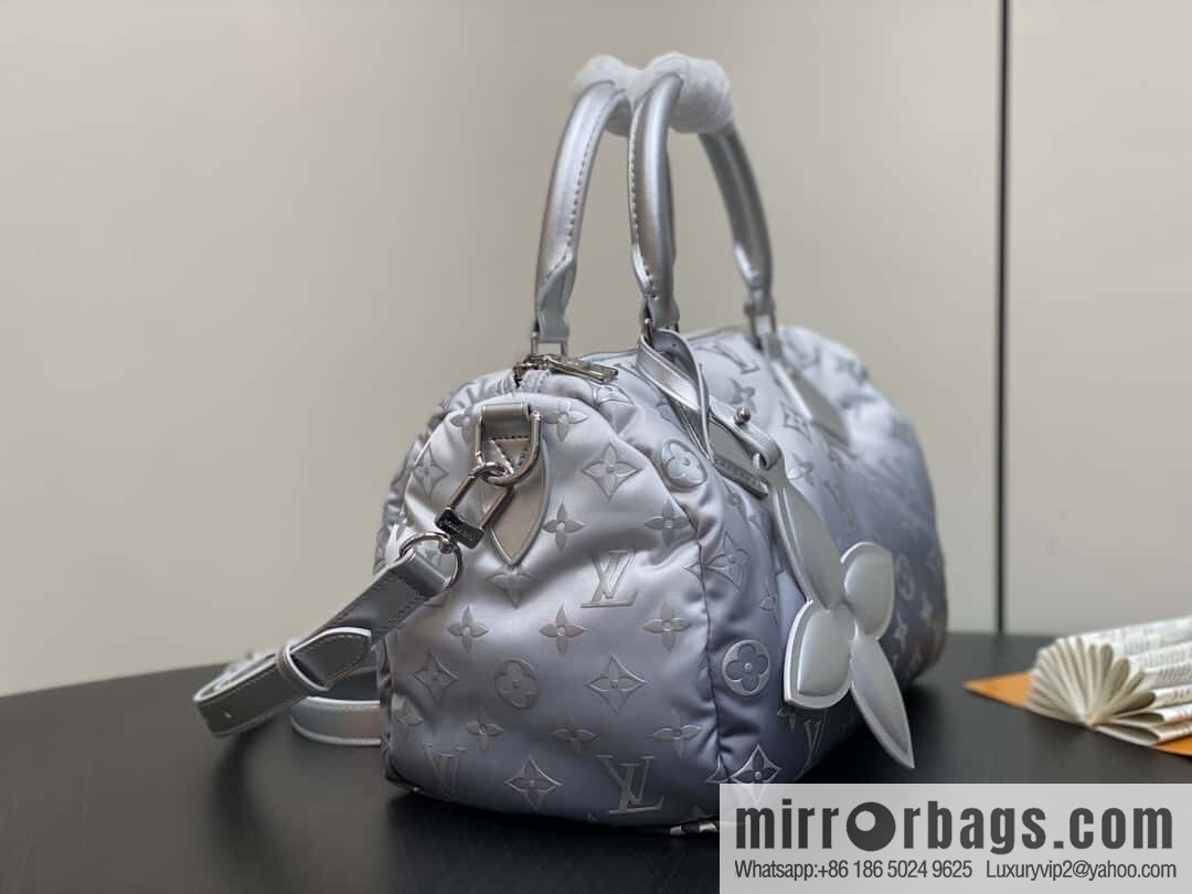 [Boutique‑grade] M11848 silver down, pillow bag speedy series, ski series SPEEDY BANDOULIZRE 25 handbag