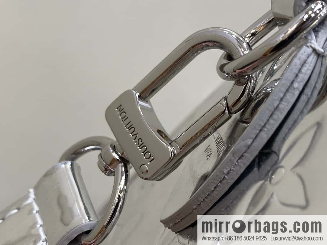 [Boutique‑grade] M11987 silver patent leather, pillow bag speedy series SPEEDY BANDOULIZRE 20 handbag