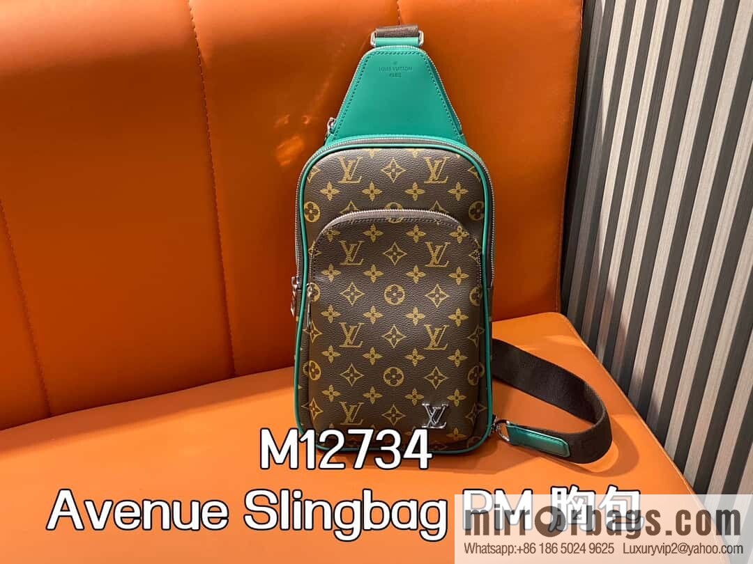 [Boutique‑grade] M12734 presbyopia/green, breast bag series Avenue Slingbag PM breast bag