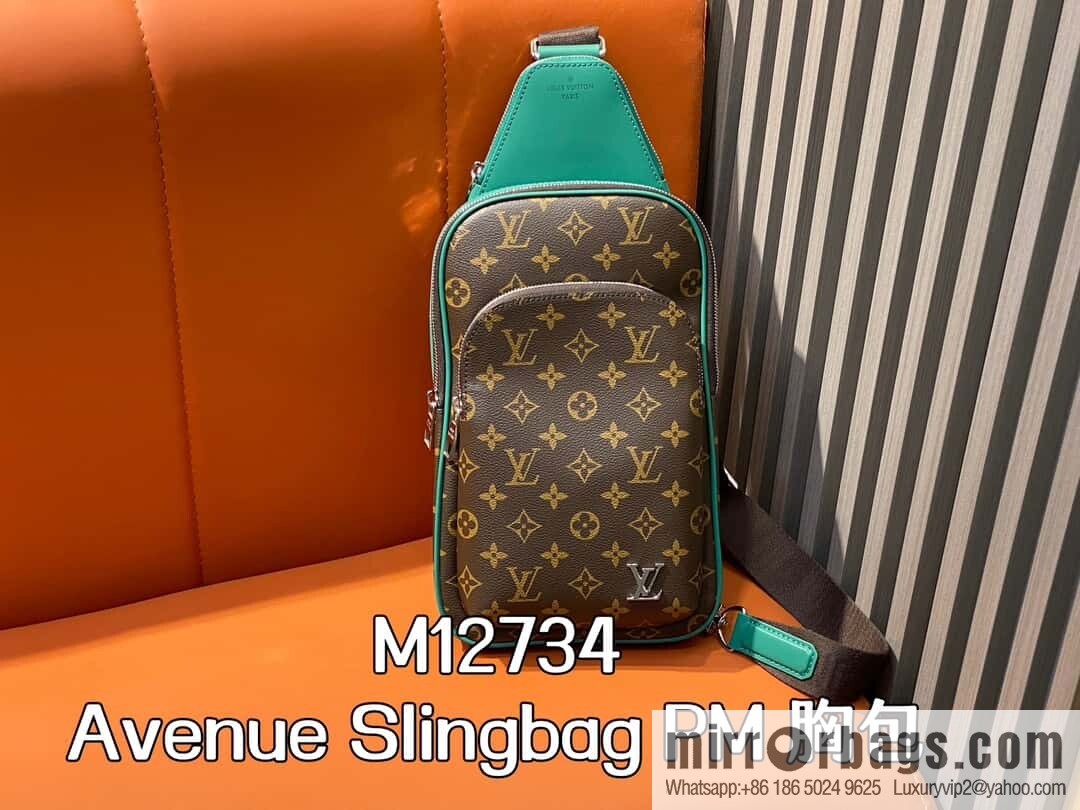 [Boutique‑grade] M12734 presbyopia/green, breast bag series Avenue Slingbag PM breast bag