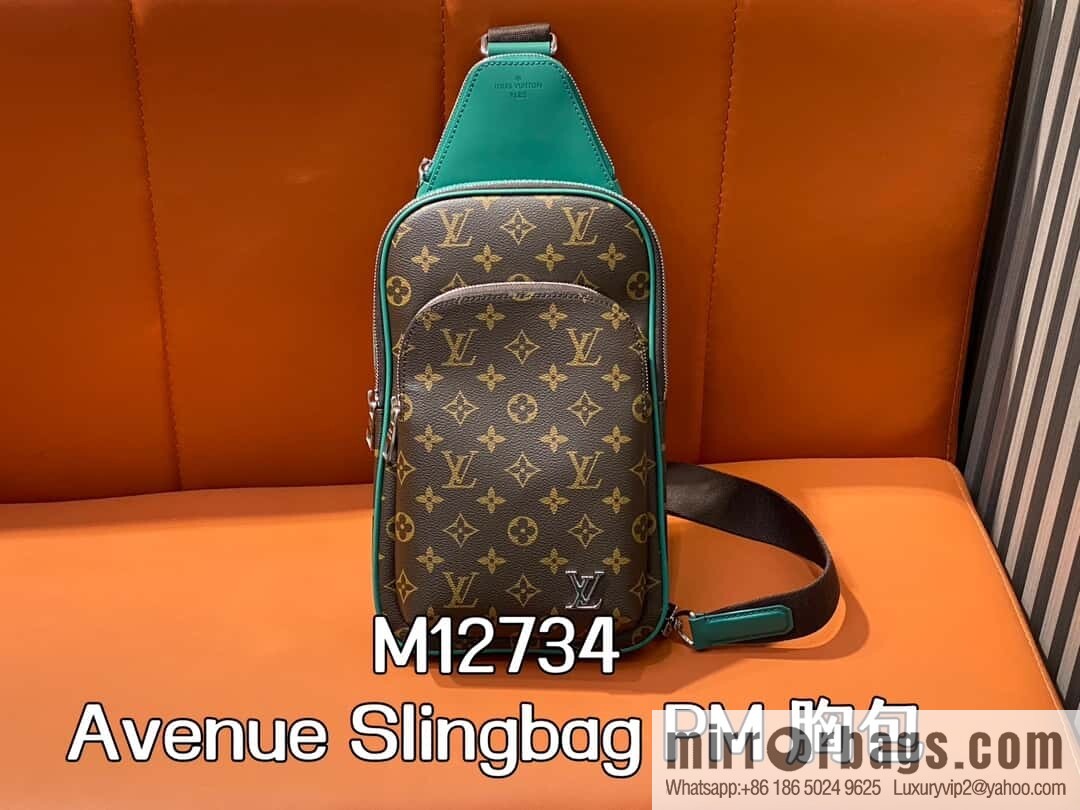 [Boutique‑grade] M12734 presbyopia/green, breast bag series Avenue Slingbag PM breast bag