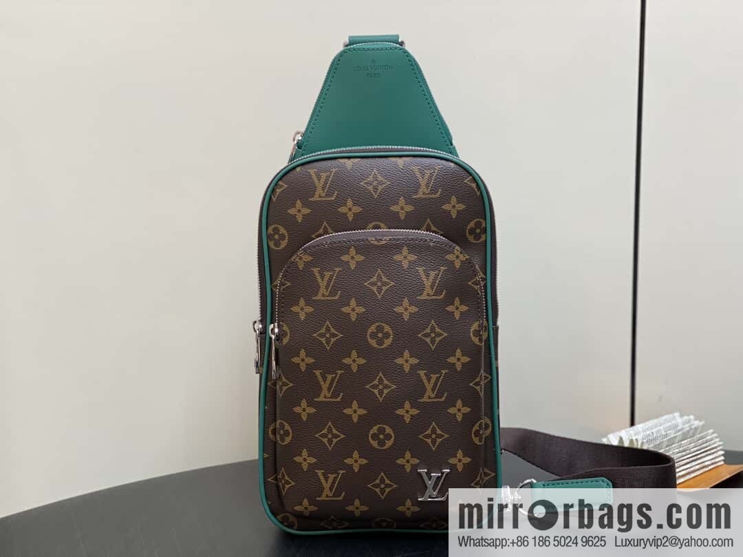 [Boutique‑grade] M12734 presbyopia/green, breast bag series Avenue Slingbag PM breast bag