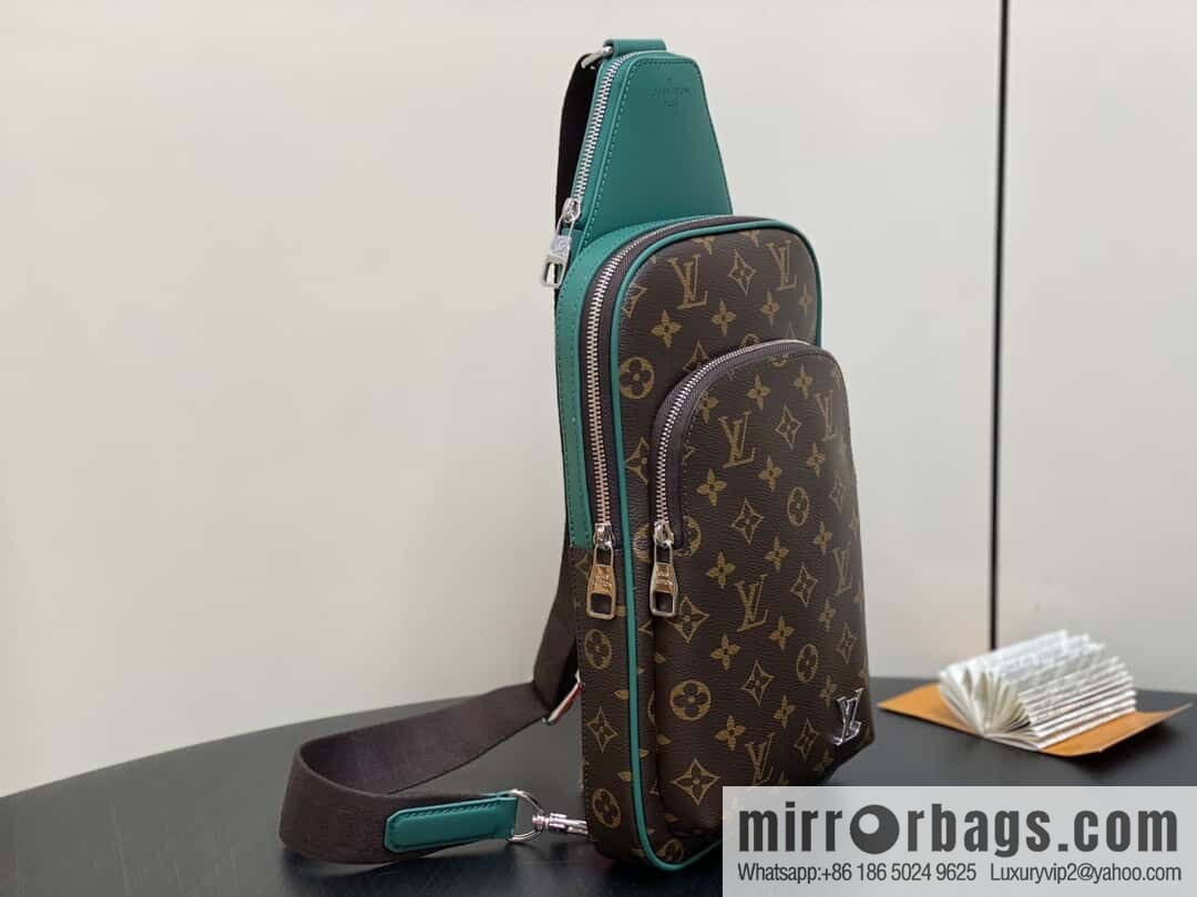 [Boutique‑grade] M12734 presbyopia/green, breast bag series Avenue Slingbag PM breast bag