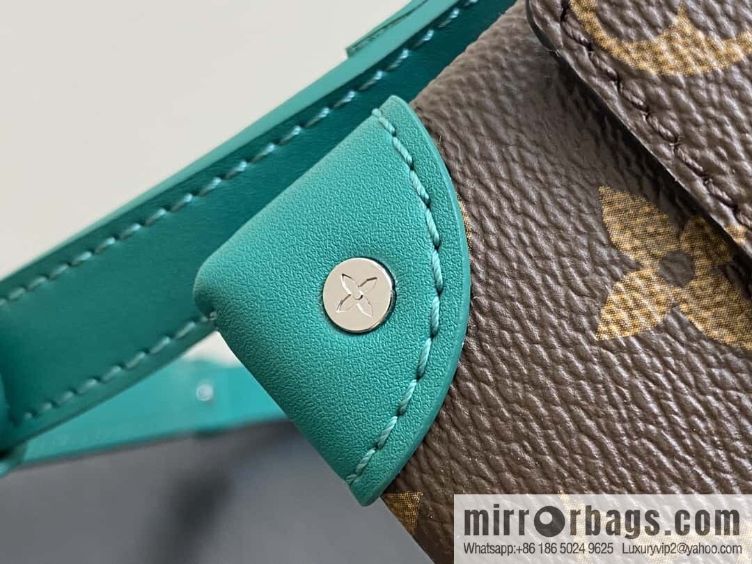 [Boutique‑grade] M12080 presbyopia/green, men's bag messenger bag series, this Steamer mini handbag.
