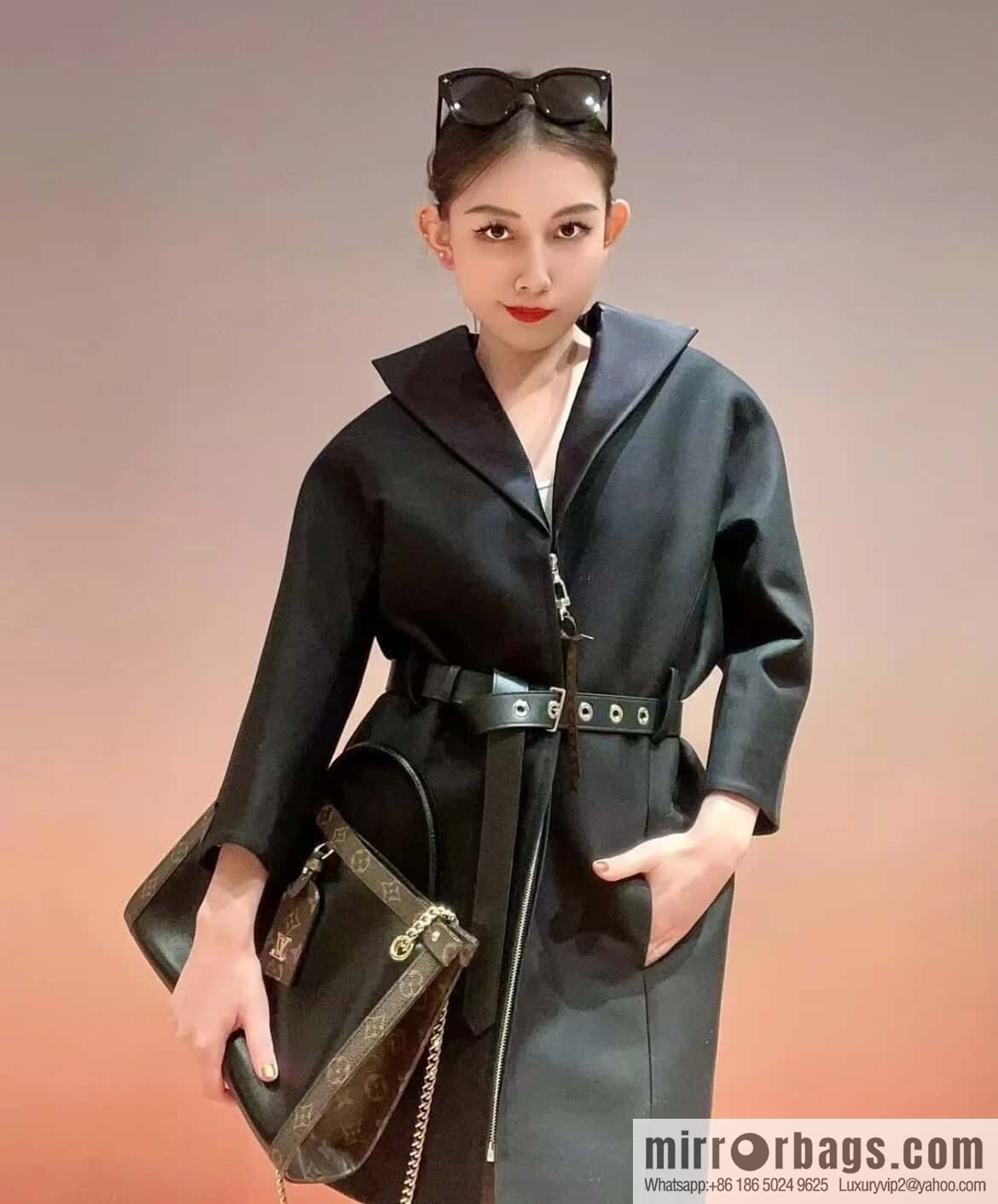[Boutique‑grade] M13140 black/presbyopia, tote bag series Nova PM tote bag