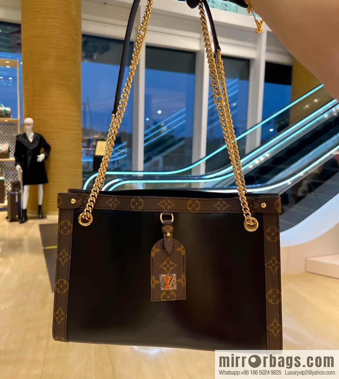 [Boutique‑grade] M13140 black/presbyopia, tote bag series Nova PM tote bag