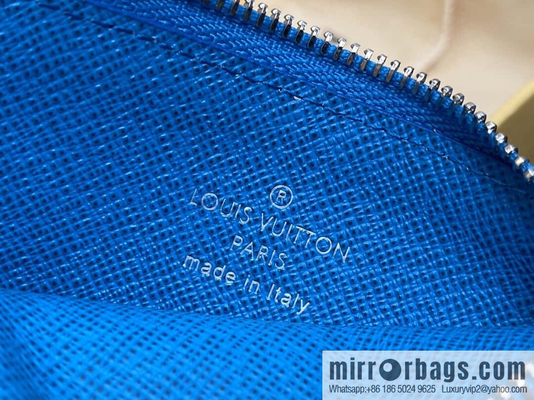 [Boutique‑grade] M12382 presbyopia blue, card bag wallet series Romy card holder, wallet