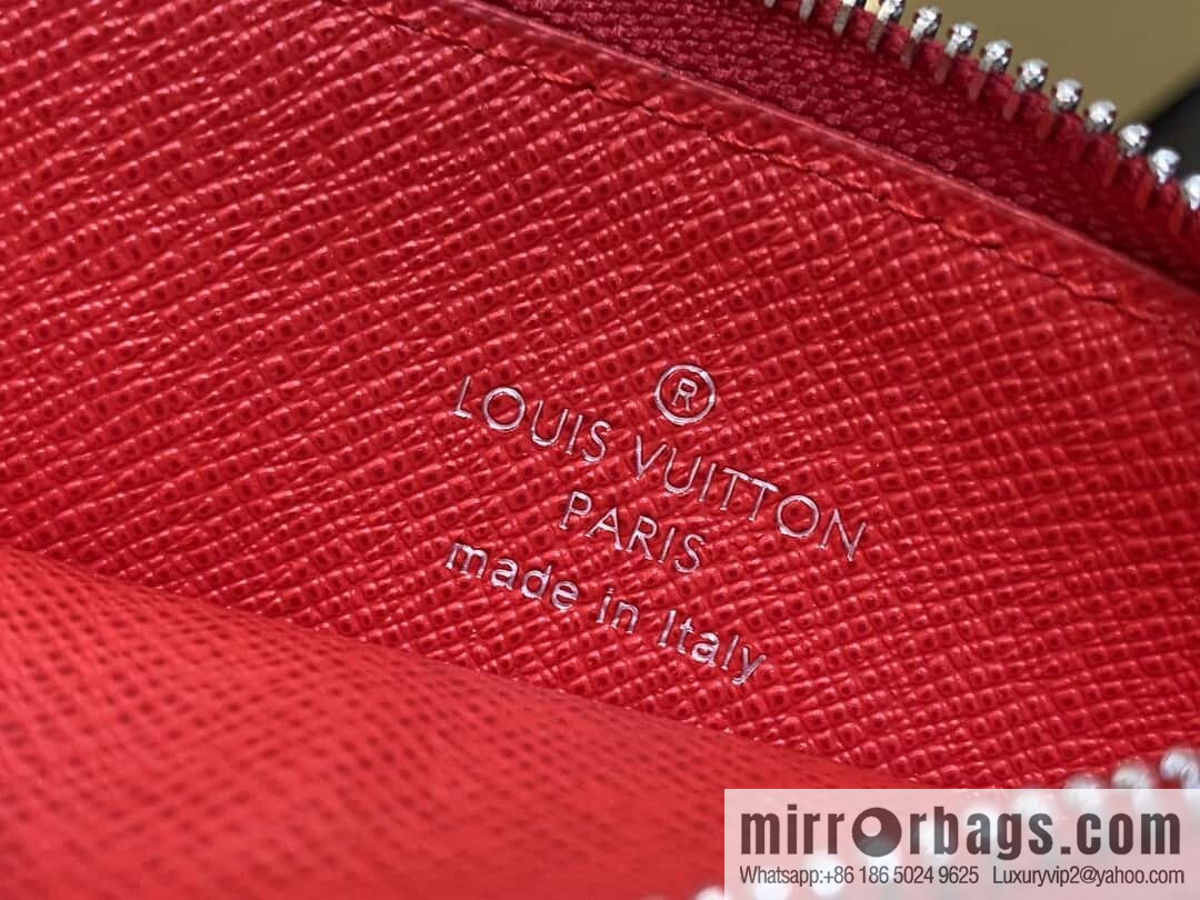 [Boutique‑grade] M12385 presbyopia red, card bag wallet series Romy card holder, wallet