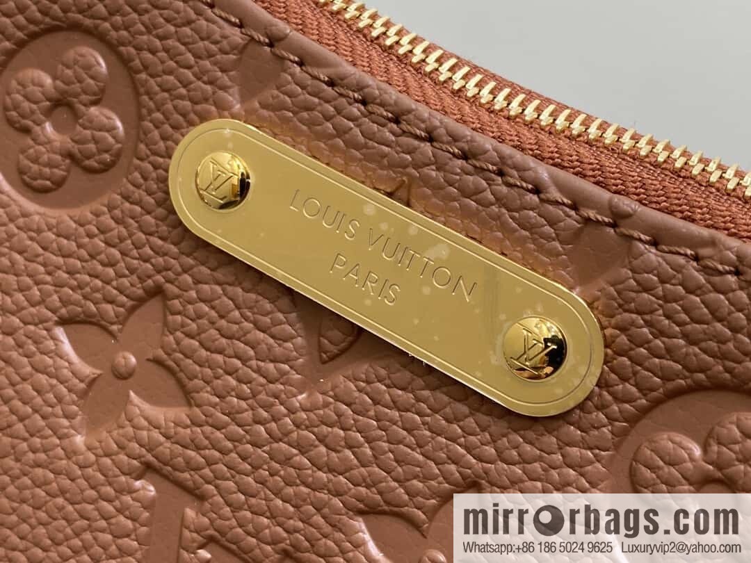 [Boutique‑grade] M11916 brown M83301 black, full leather embossed chain bag series Liv handbag