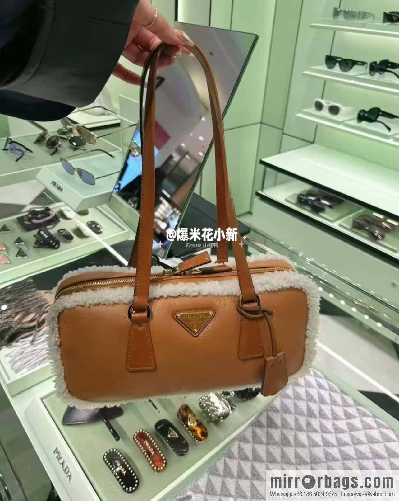 PRADA 🎉 new sheepskin 🎉 1BB124 new product🎉🎉