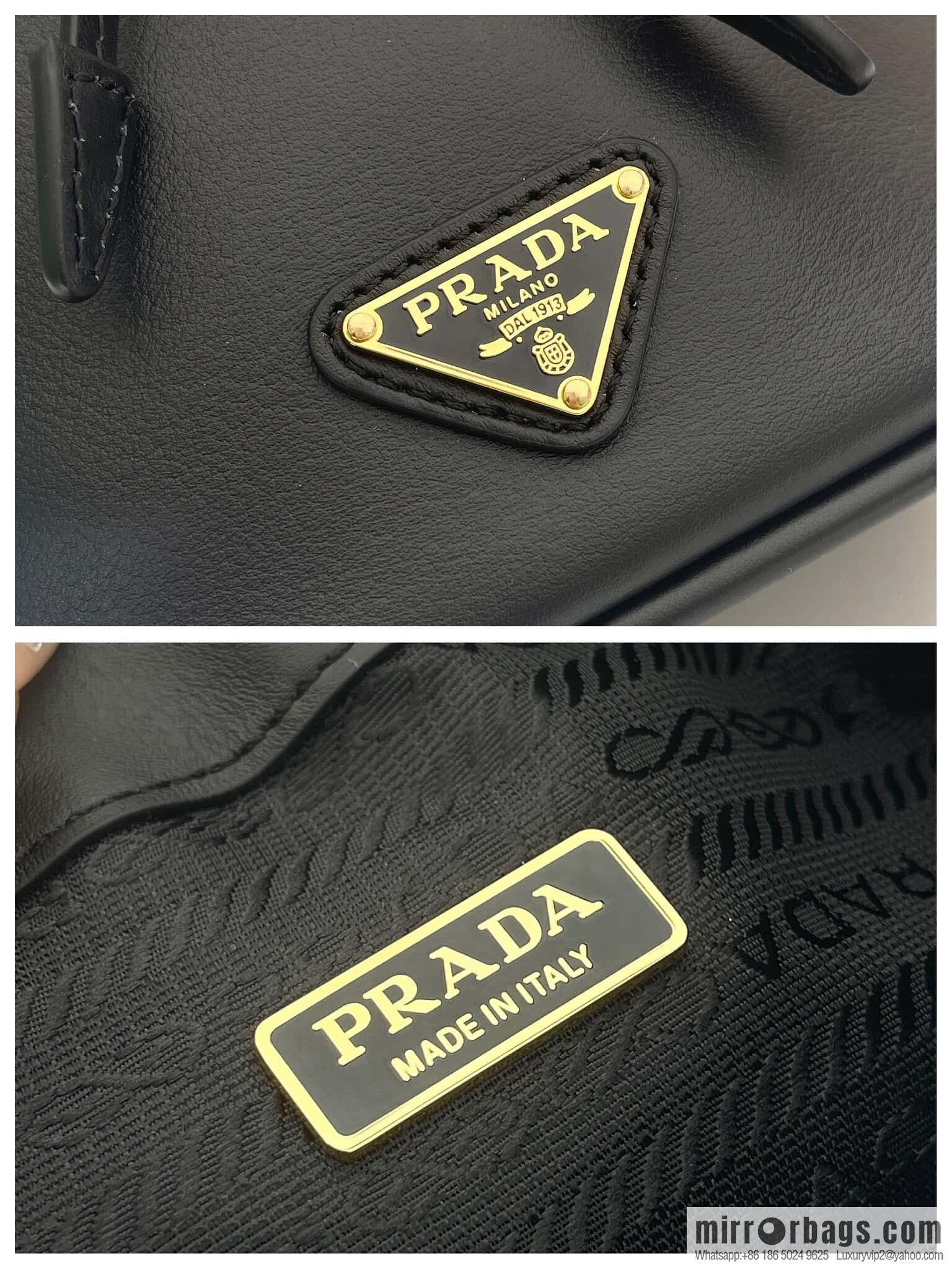 PRADA 🎉 calfskin bucket bag 🎉 1BE067 new product🎉🎉