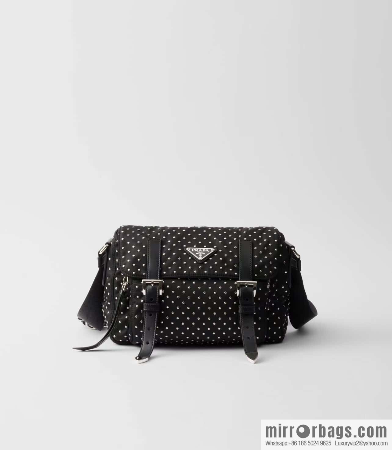 PRADA 🎉 rivet messenger bag 🎉 1BD382 new product🎉🎉