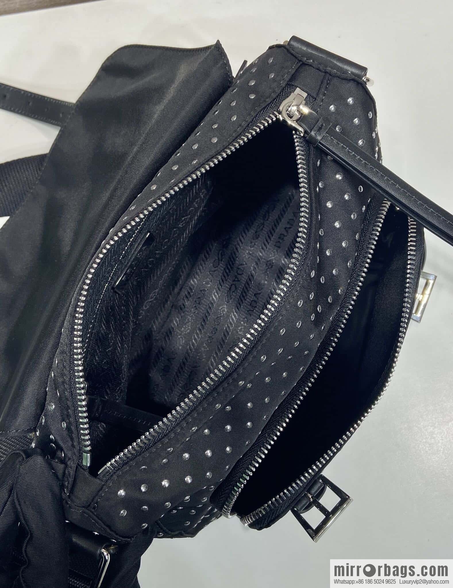 PRADA 🎉 rivet messenger bag 🎉 1BD382 new product🎉🎉