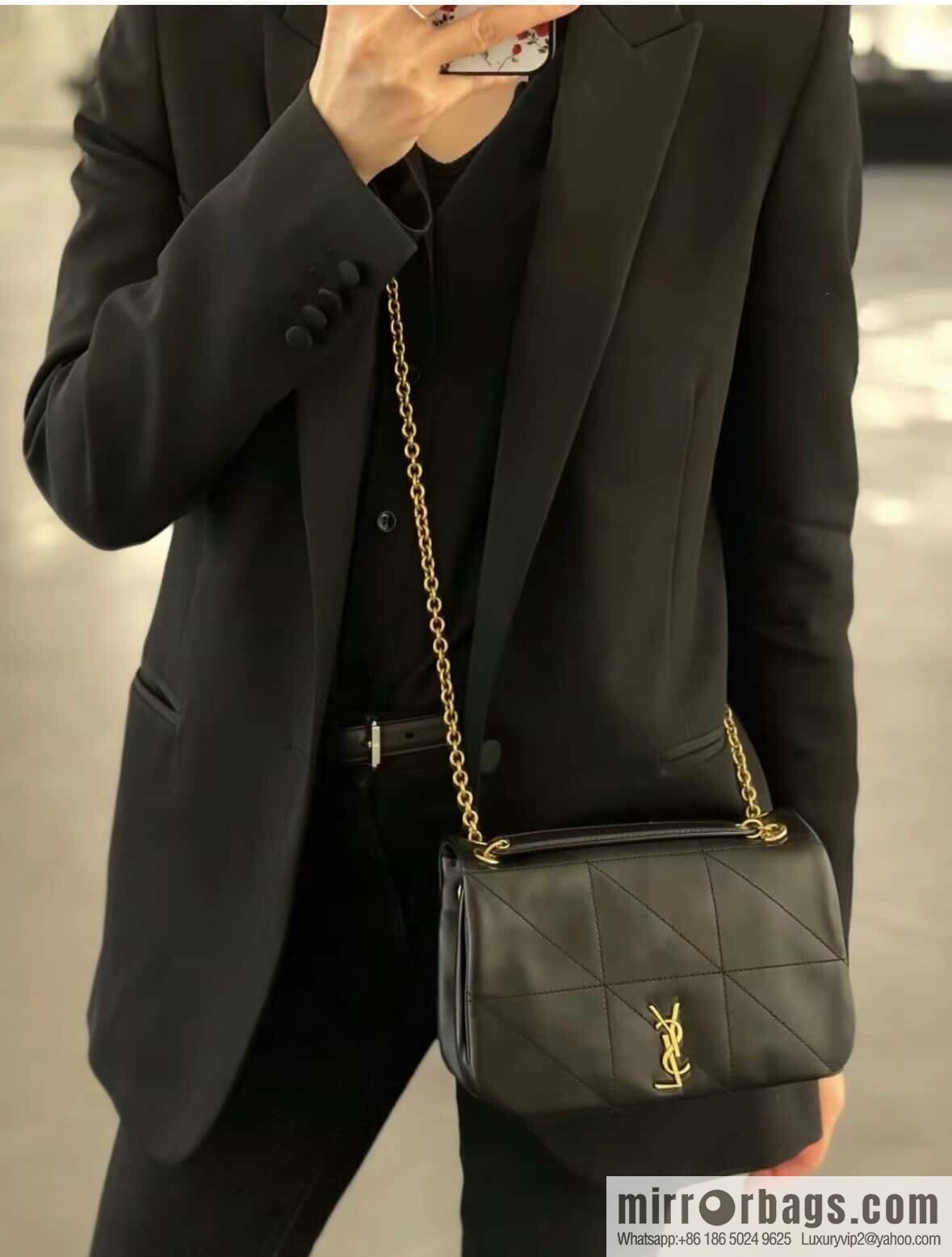 YSL 𝗝𝗔𝗠𝗜𝗘_ mini sheepskin handbag 766754