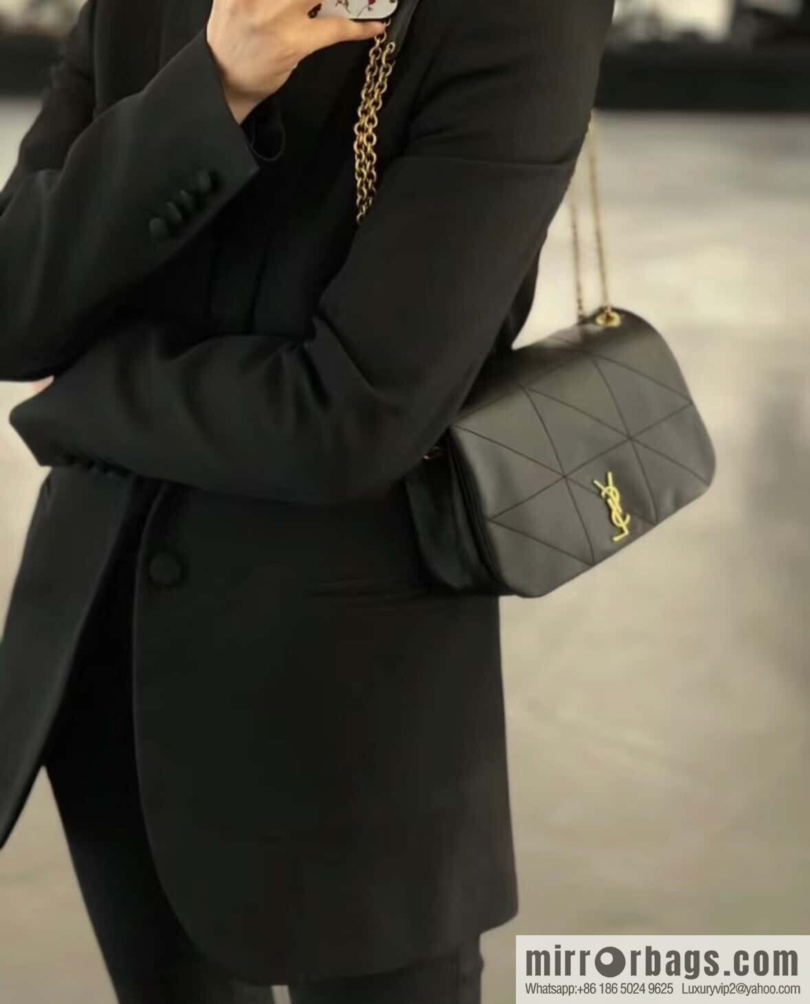 YSL 𝗝𝗔𝗠𝗜𝗘_ mini sheepskin handbag 766754