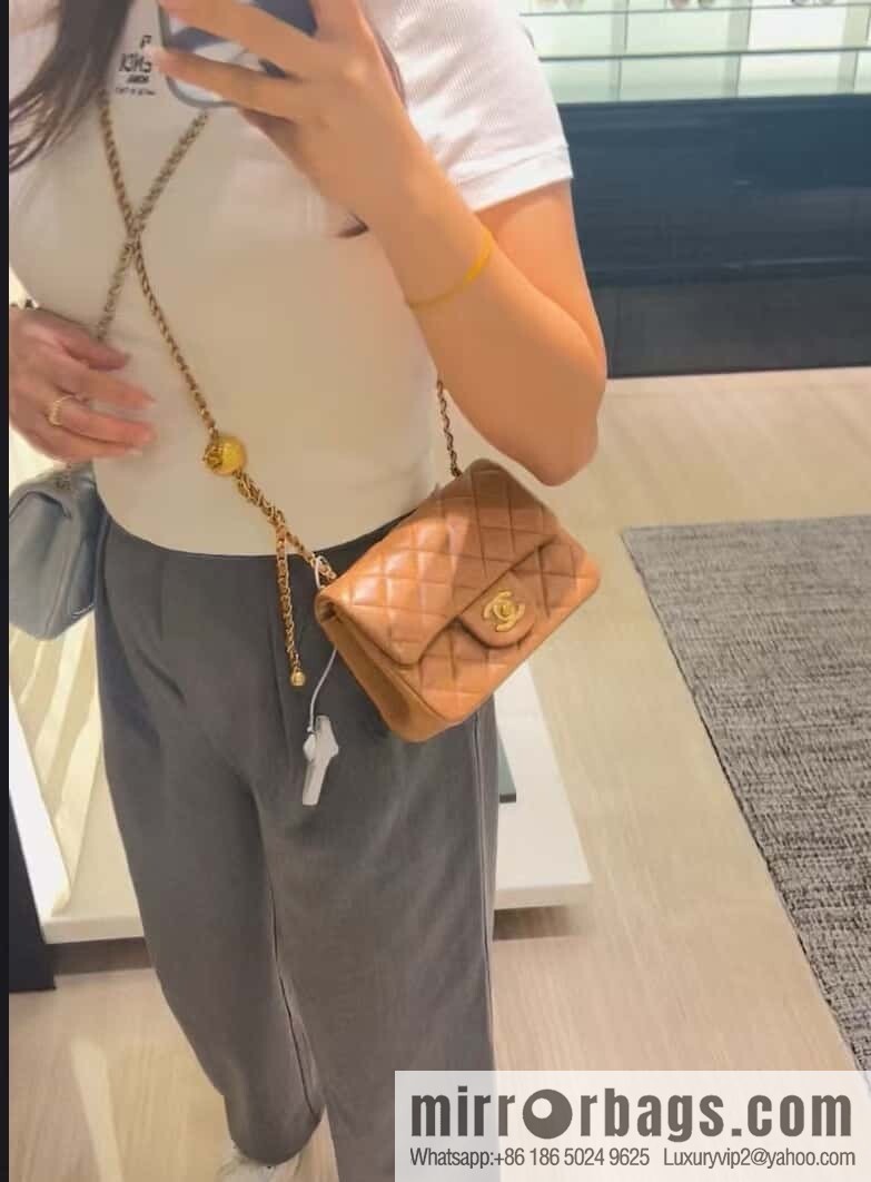 ππ‘ππ§ππ₯ πππ€ ππ Golden Ball Square Fatty, Milk Tea Color βοΈ AS1786