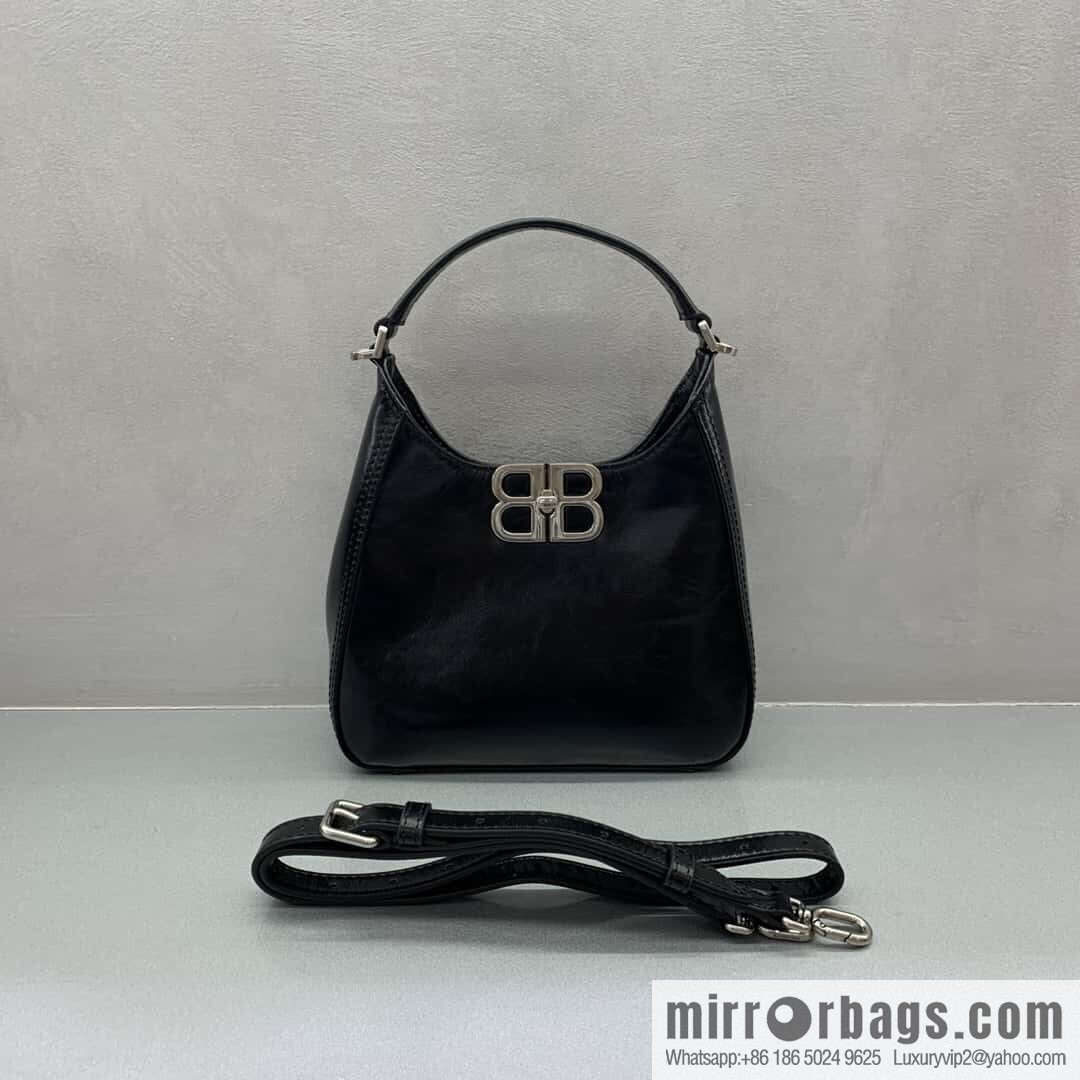 🖤Paris Replica Luxury Handbag Hobo Collection ‼️ 24 Year Hobo Bag 801928 Black