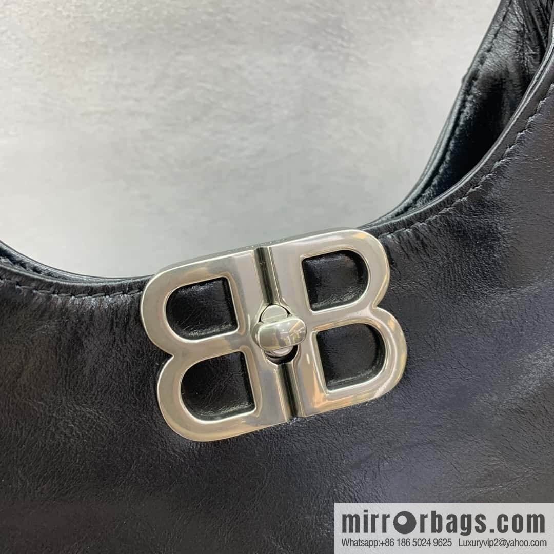 🖤Paris Replica Luxury Handbag Hobo Collection ‼️ 24 Year Hobo Bag 801928 Black