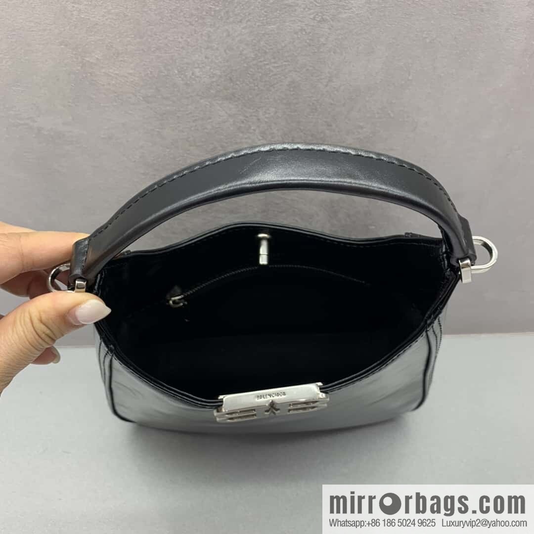 🖤Paris Replica Luxury Handbag Hobo Collection ‼️ 24 Year Hobo Bag 801928 Black