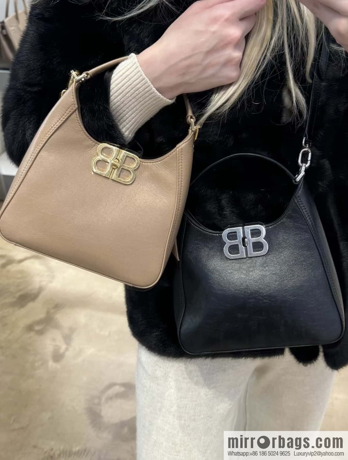 ๐คParis Replica Luxury Handbag Hobo Series โผ๏ธ 24 Year Hobo Bag 801928 Brown