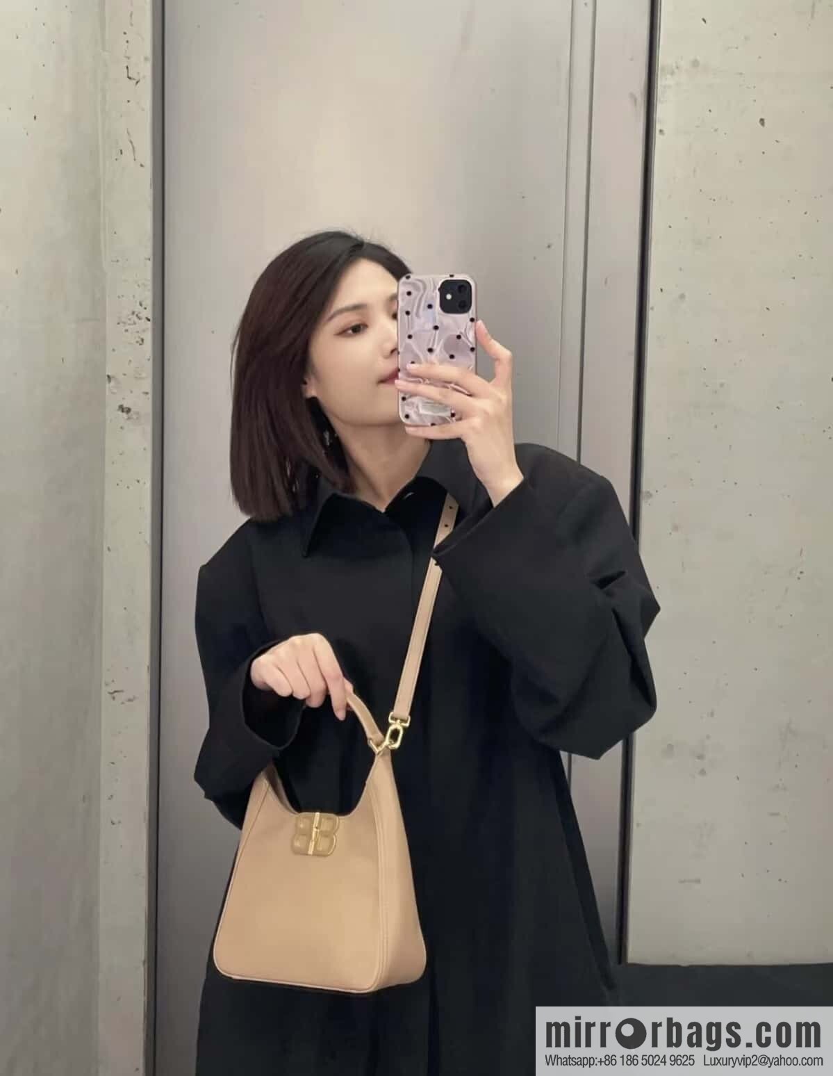 ๐คParis Replica Luxury Handbag Hobo Series โผ๏ธ 24 Year Hobo Bag 801928 Brown
