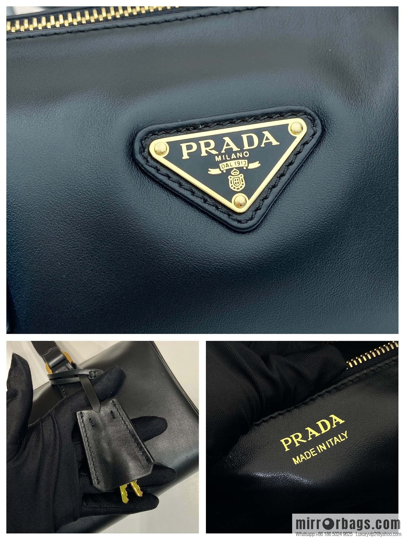 PRADA 🎉 padlock women 🎉 1BB127 new 🎉🎉 black