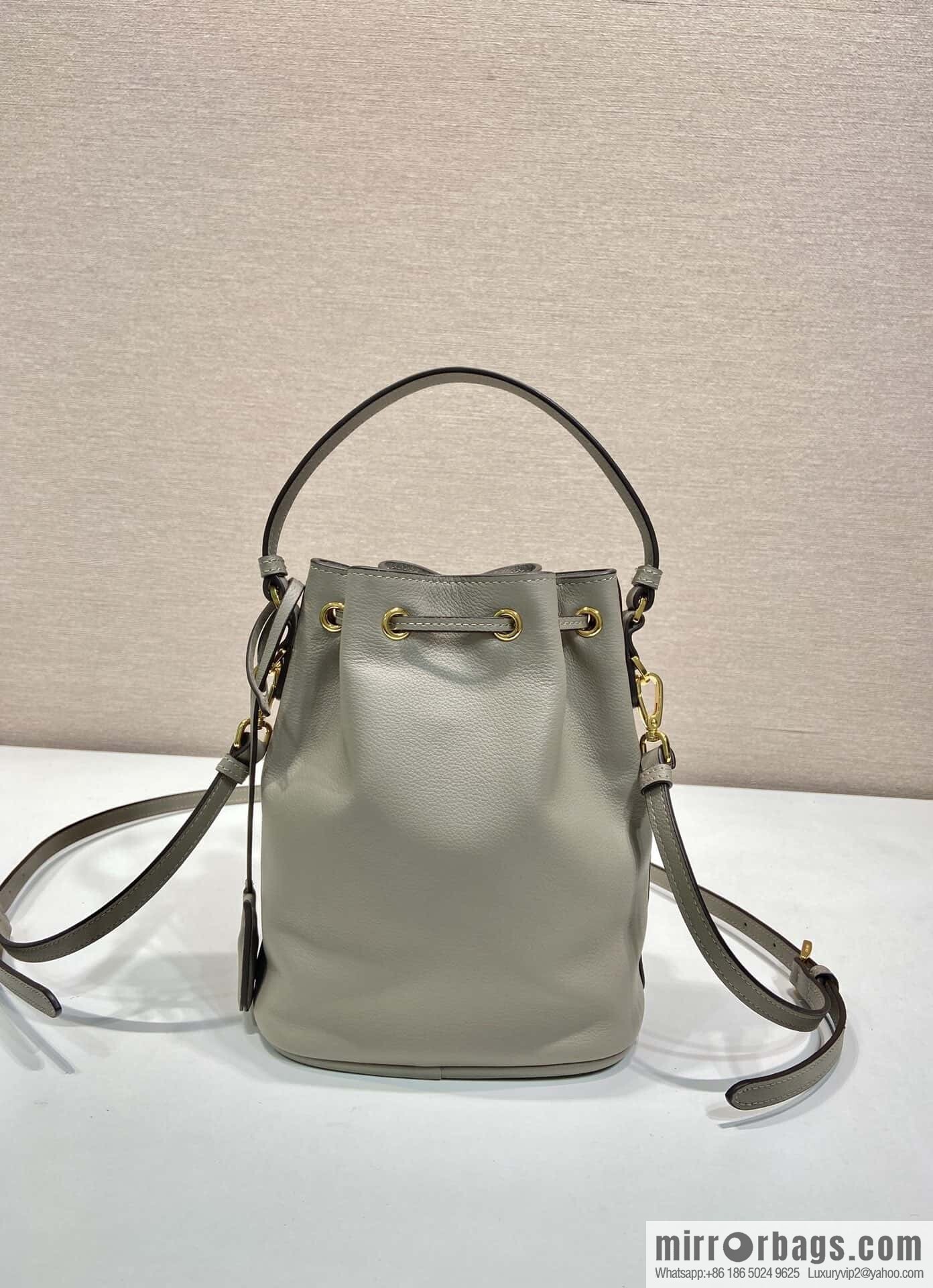 PRADA 🎉 calfskin bucket bag 🎉 1BE067 new product🎉🎉