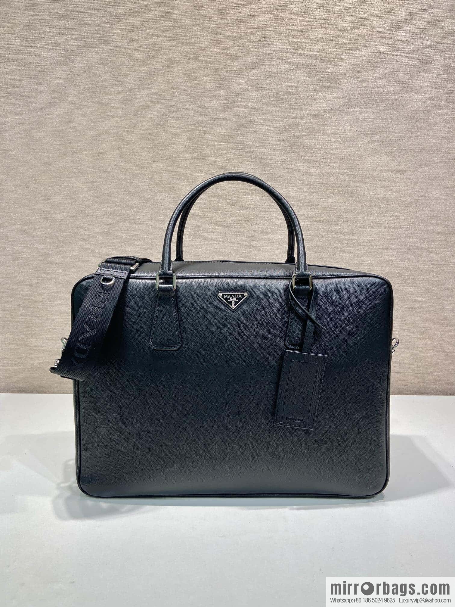 PRADA 🎉 King Briefcase 🎉 2VE026 Thickened Edition🎉🎉