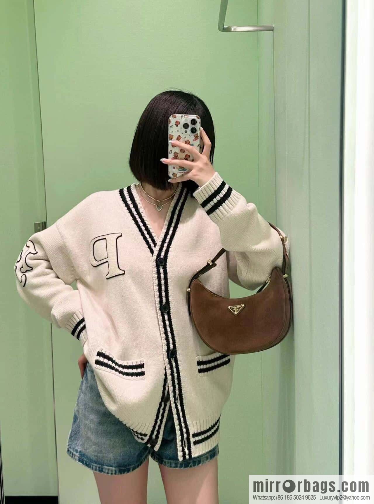 PRADA 🎉 Moon handbag 🎉 1BC194 fleece🎉🎉