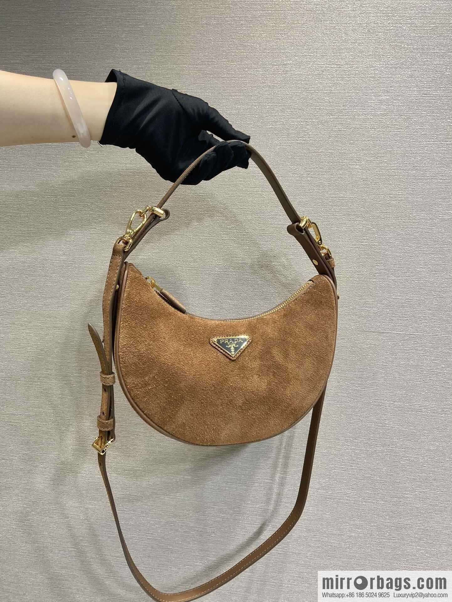PRADA 🎉 Moon handbag 🎉 1BC194 fleece🎉🎉