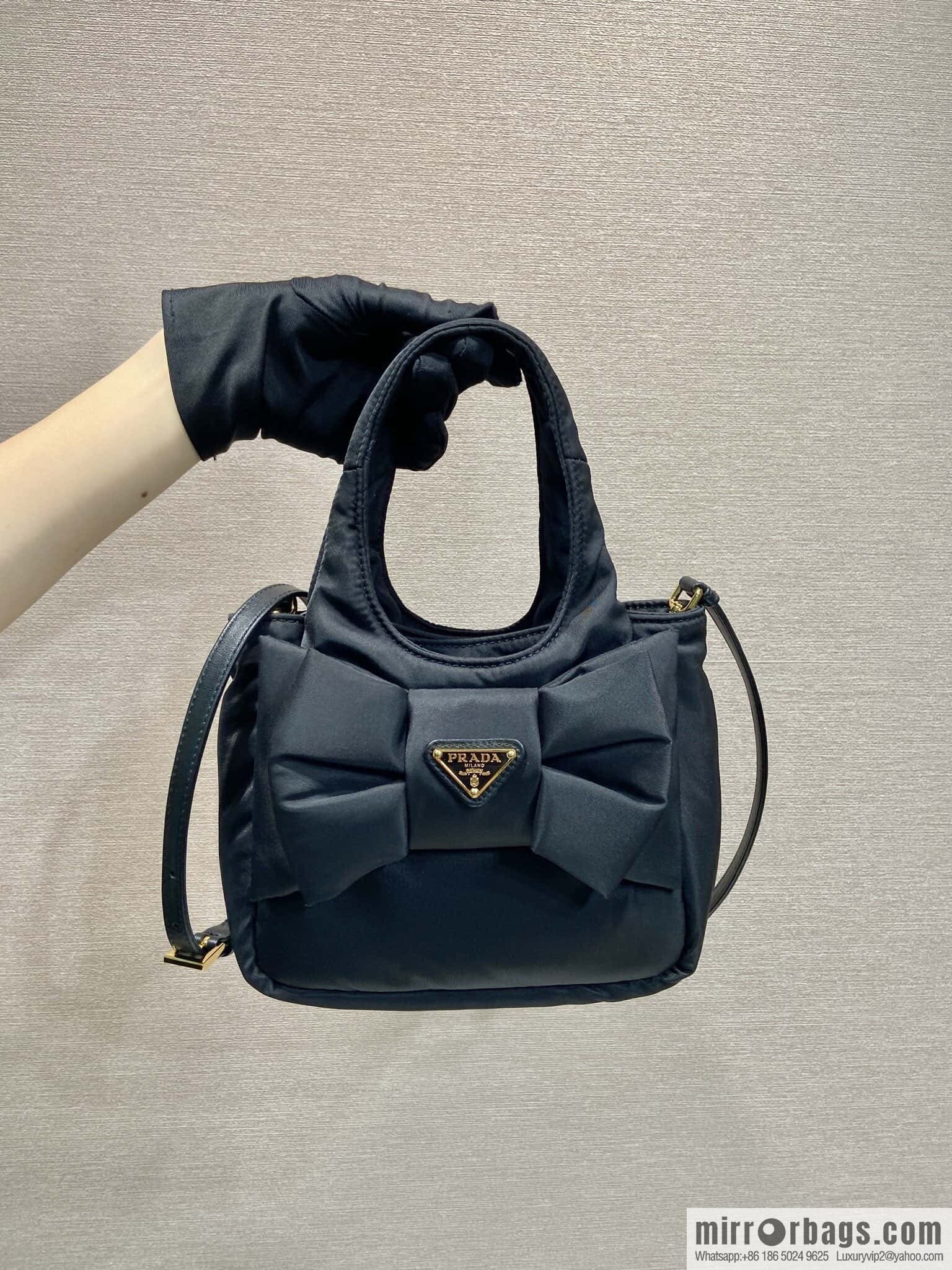 PRADA ๐ bow ๐ 1BA359 vegetable basket๐๐