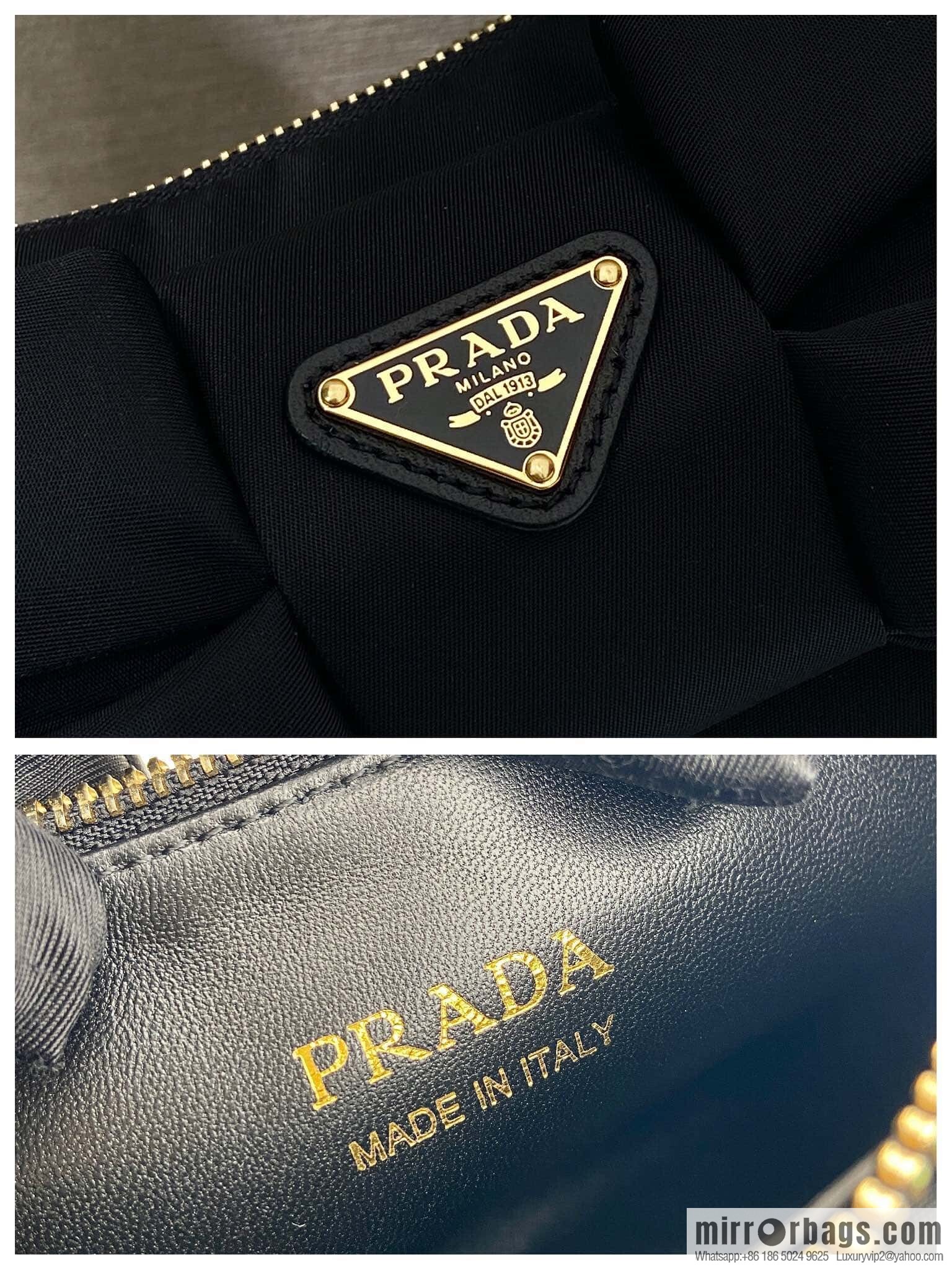 PRADA ๐ bow ๐ 1BC241 armpit bag๐๐
