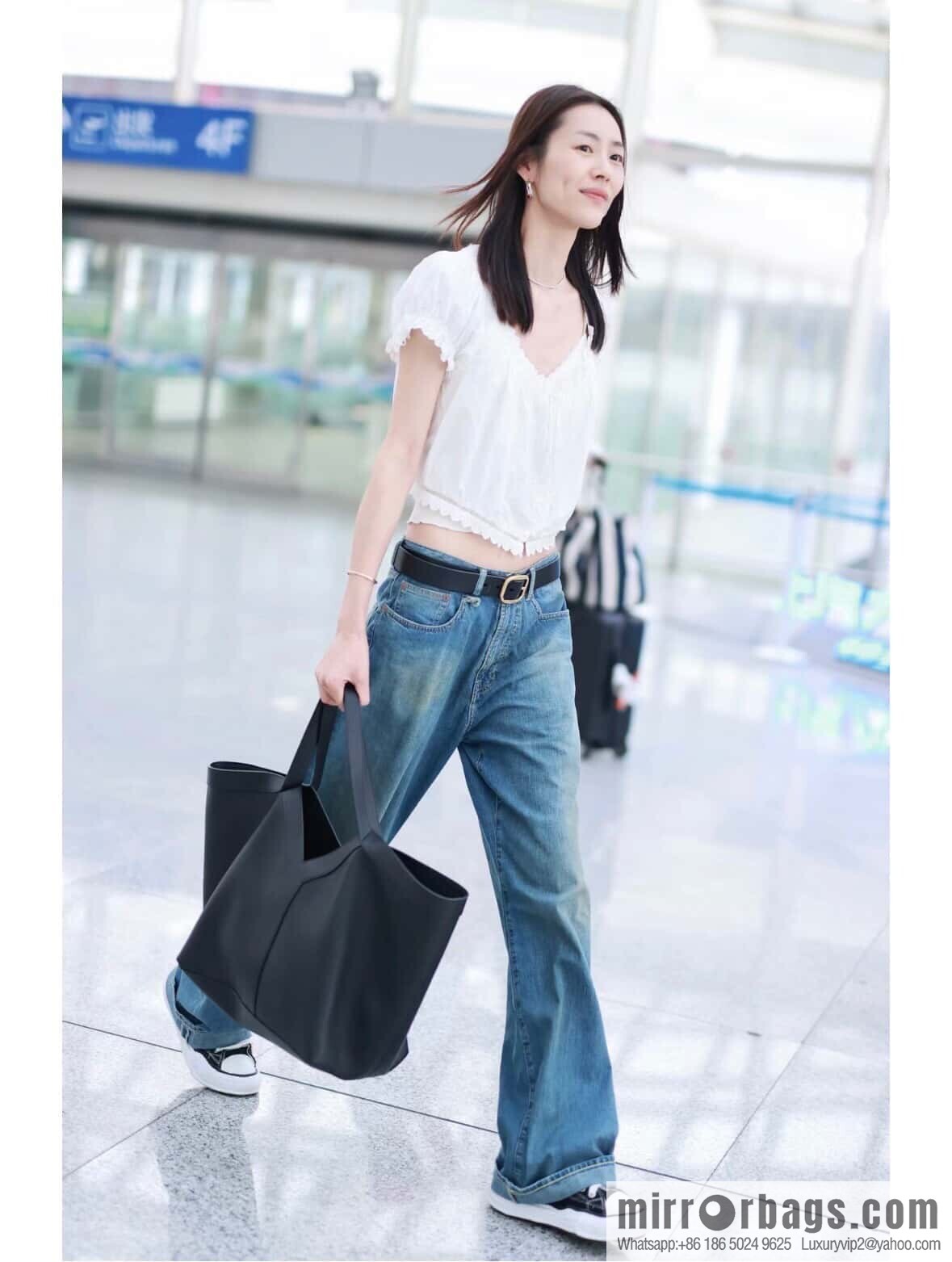 YSL 🆕 𝗪𝗛𝗬 𝗧𝗢𝗧𝗘 tote bag 🔥 817602 full leather black