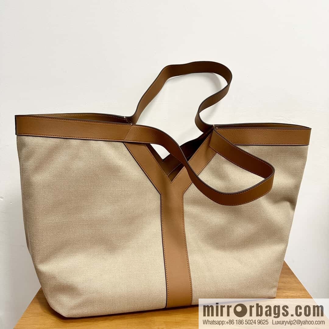 YSL 🆕 𝗪𝗛𝗬 𝗧𝗢𝗧𝗘 tote bag 🔥 817602 canvas