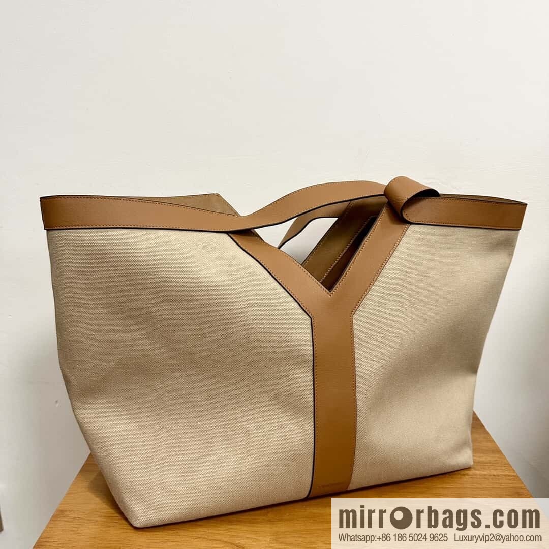 YSL 🆕 𝗪𝗛𝗬 𝗧𝗢𝗧𝗘 tote bag 🔥 817602 canvas