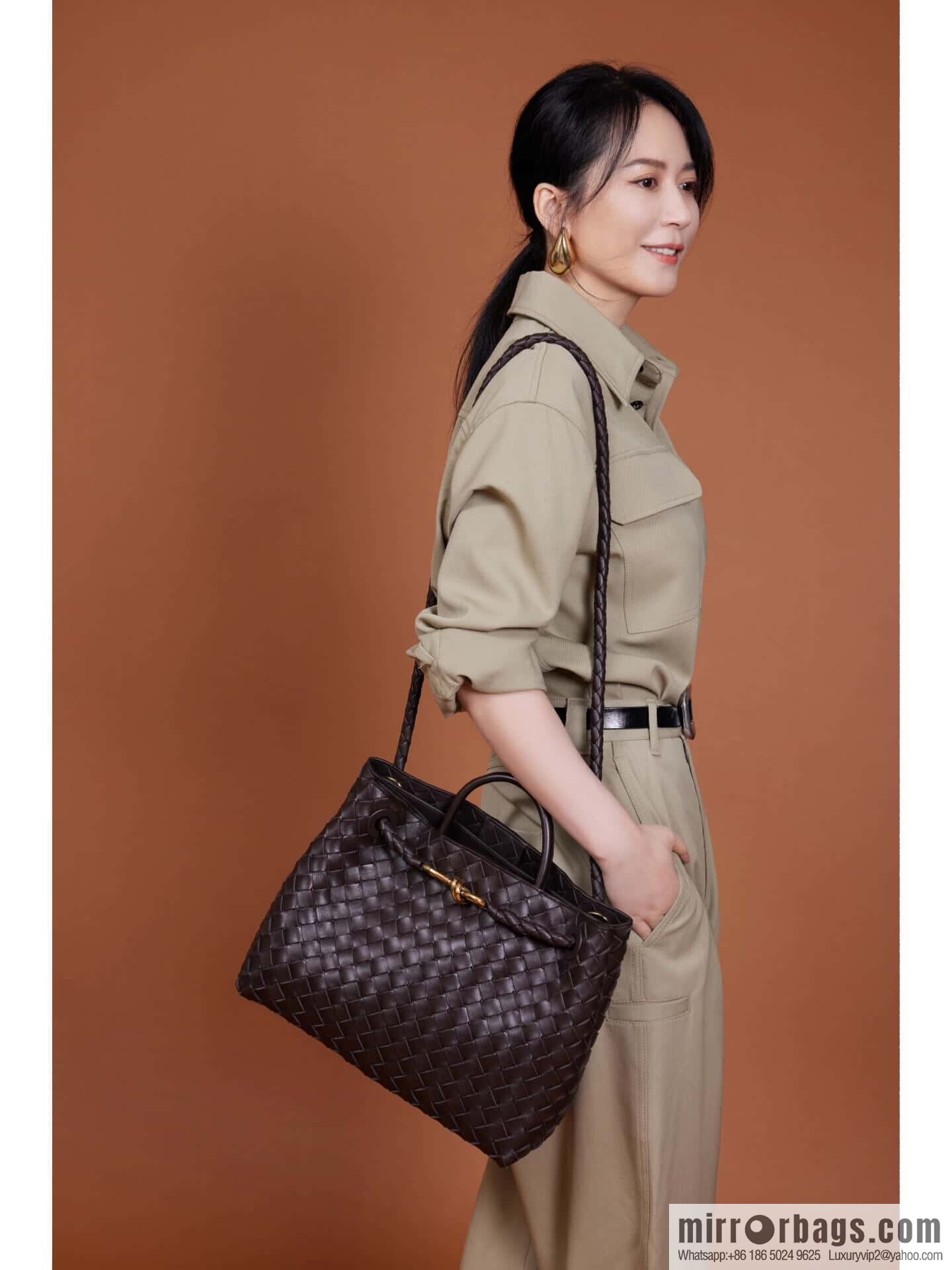 BV M Andiamond 766016 Chocolate Brown